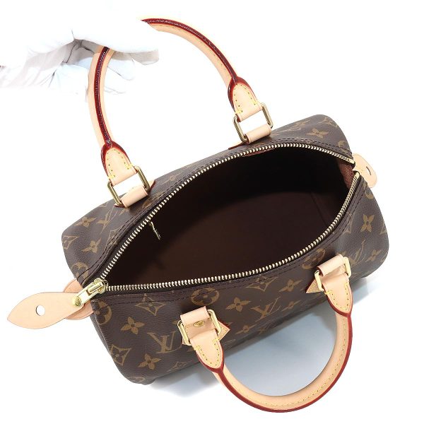 5 Louis Vuitton Monogram Speedy 25 Hand Bag Brown