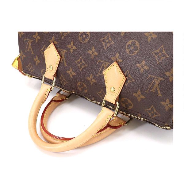 5 Louis Vuitton Monogram Speedy 30 Hand Bag Brown