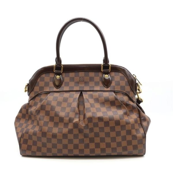 5000153 842100017 01 Louis Vuitton Trevi GM Damier Ebene Shoulder Bag Leather