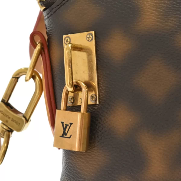 6 Louis Vuitton Neo Lockit MM 2way Bag Monogram Brown