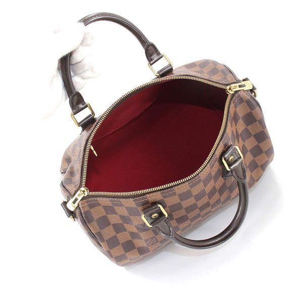 6 Louis Vuitton Damier Speedy Bandouliere 30 2way Hand Shoulder Bag Ebene