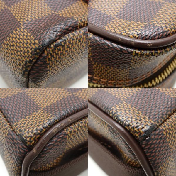 6 Louis Vuitton Damier Olaf PM Crossbody Shoulder Bag Ebene