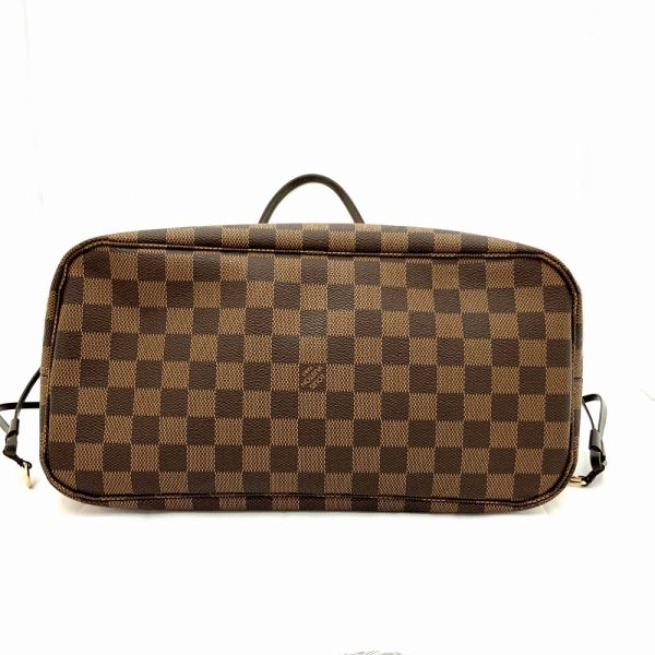 6 Louis Vuitton Neverfull MM Tote Bag Damier Ebene Brown