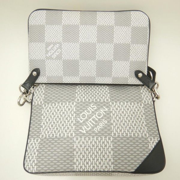 6 Louis Vuitton Damier Graphite 3D Trio Messenger Antarctica