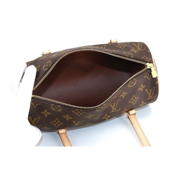 6 Louis Vuitton Monogram Papillon 26 Hand Bag Brown