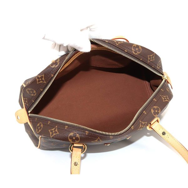 6 Louis Vuitton Monogram Montorgueil PM Hand Bag Brown