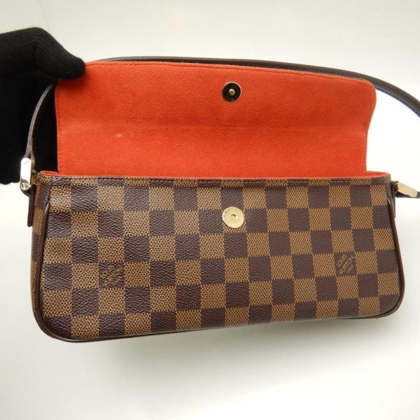 6 Louis Vuitton Damier Recoleta Ebene Handbag Brown