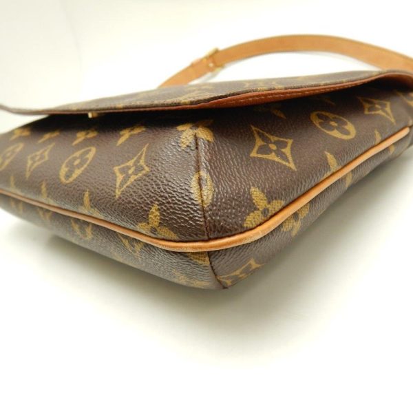 6 Louis Vuitton Monogram Musette Tango Short Shoulder Bag Brown