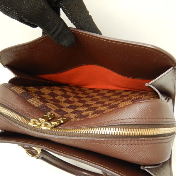 6 Louis Vuitton Damier Triana Ebene Handbag Brown