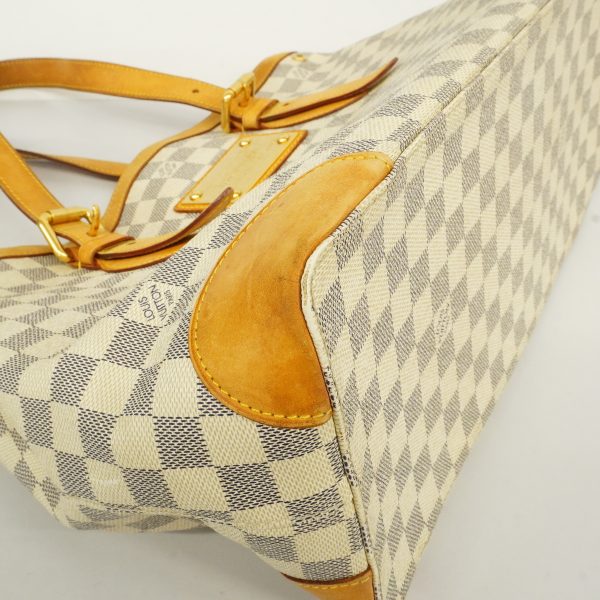 6 Louis Vuitton Tote Bag Damier Azur Hampstead MM