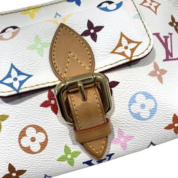 6 Louis Vuitton Eliza Multicolor Monogram Shoulder Bag White