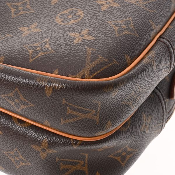 6 Louis Vuitton Monogram Reporter PM Brown Canvas Shoulder Bag