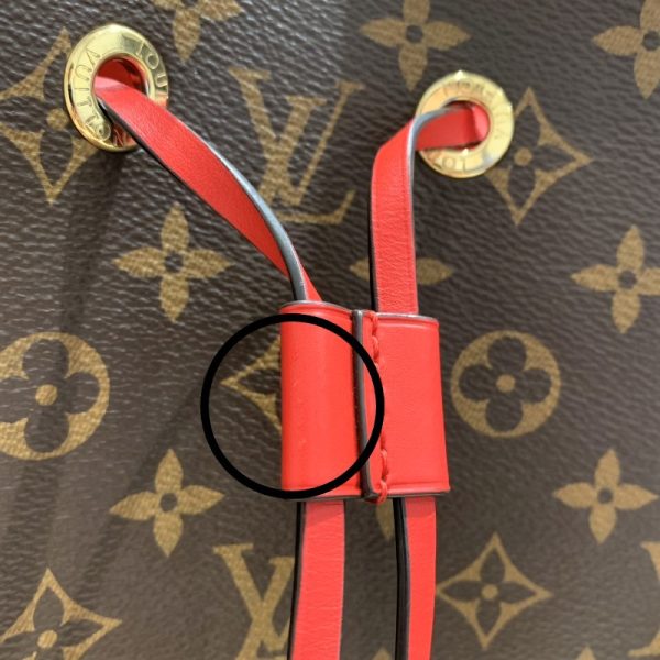 6 Louis Vuitton Neonoe Monogram Red Shoulder Bag