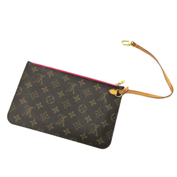 6 Louis Vuitton Monogram Neverfull MM Tote Bag With Pouch