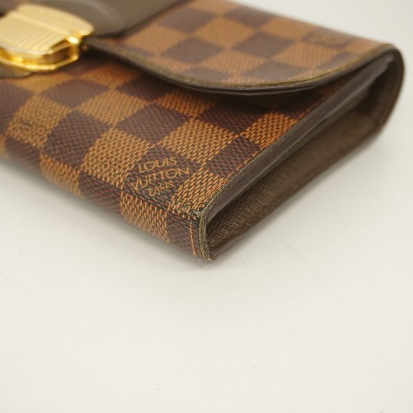 6 Louis Vuitton Bifold Long Wallet Damier Portefeuille Sistine