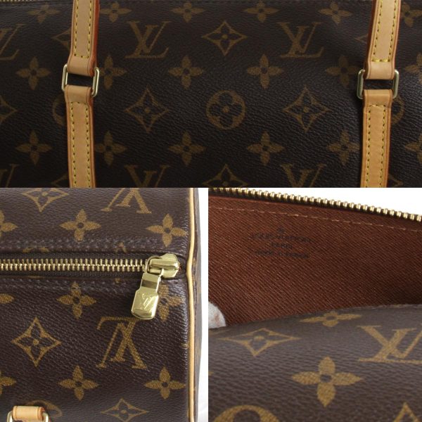 6 Louis Vuitton Papillon With Pouch Handbag Monogram Canvas