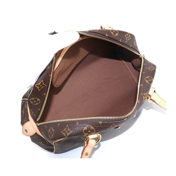 6 Louis Vuitton Monogram Montorgueil PM Hand Bag Brown