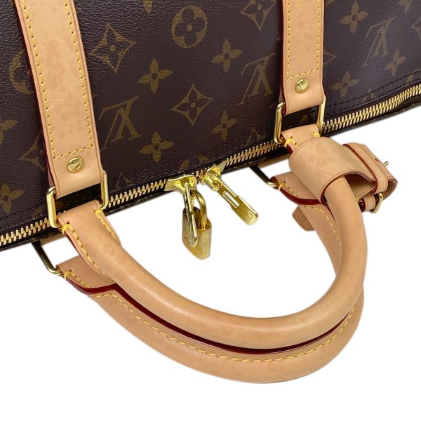 6 Louis Vuitton Keepall Bandouliere Boston Bag Monogram Brown