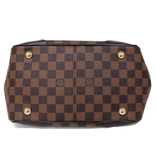 6 Louis Vuitton Verona PM Handbag Damier Leather Brown