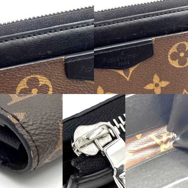 6 Louis Vuitton Long Wallet Monogram Macassar Zippy Dragonne Brown