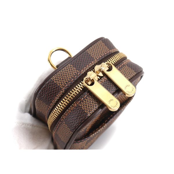 6 Louis Vuitton Damier Etui Okapi PM Pouch Ebene Gold Hardware