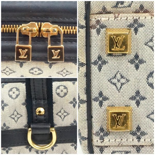 6 Louis Vuitton Josephine PM Monogram Mini Canvas Blue