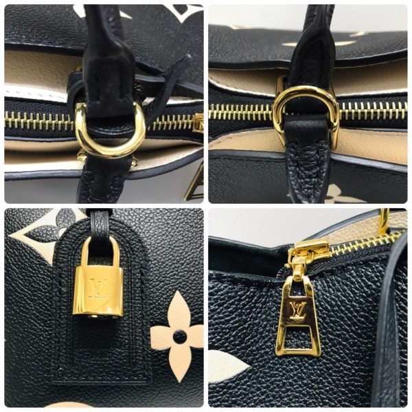 7 Louis Vuitton Bicolor Monogram Implant Petit Palais PM