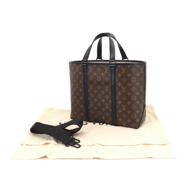 7 Louis Vuitton Macassar Weekend Tote PM Shoulder Bag Black