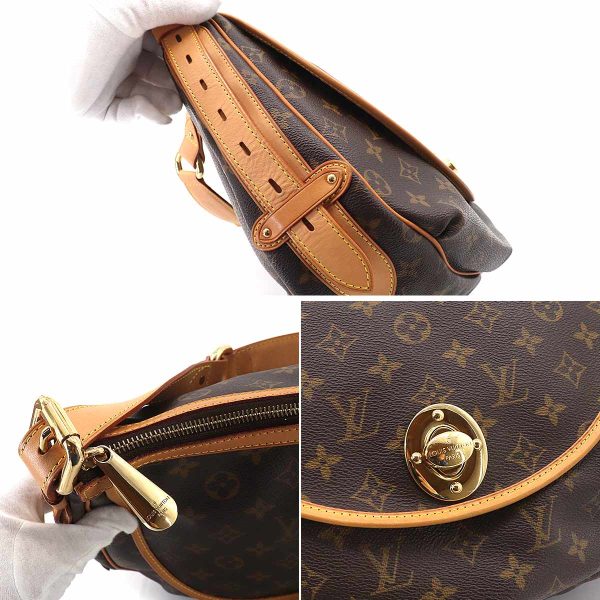 7 Louis Vuitton Monogram Tulum GM Shoulder Bag Brown Gold Hardware