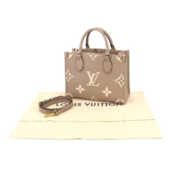 7 Louis Vuitton Bicolor Monogram Implant Onthego PM 2 Way Tote Shoulder Bag