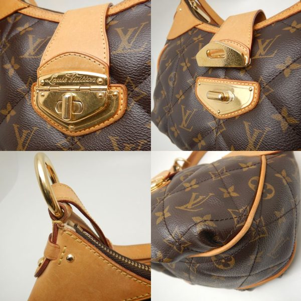 7 Louis Vuitton City Bag PM Shoulder Bag Monogram Etoile Brown