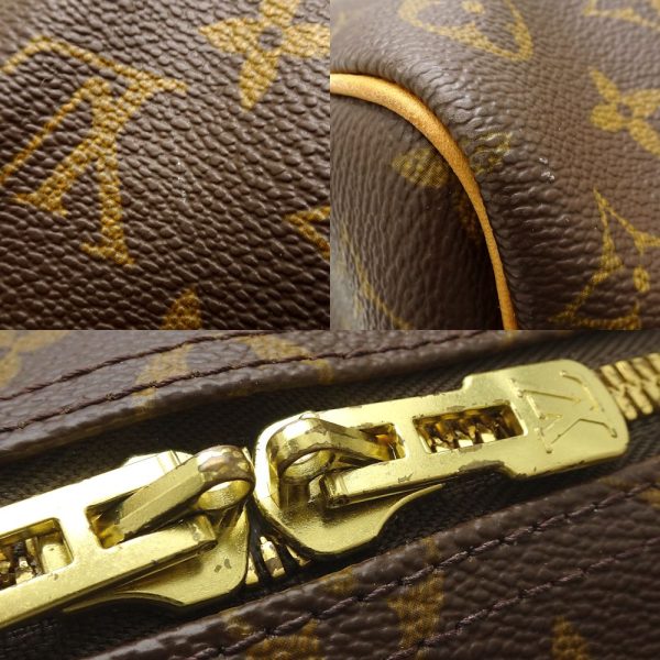 7 Louis Vuitton Monogram Keepall 50 Boston Bag Brown