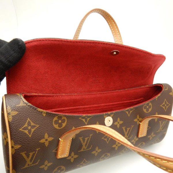 7 Louis Vuitton Monogram Sonatine Brown Handbag