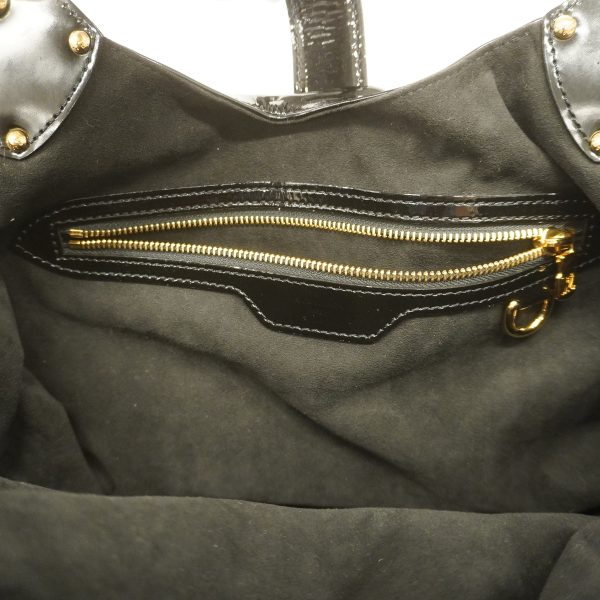 7 Louis Vuitton Mahina L Noir Hobo Bag Black