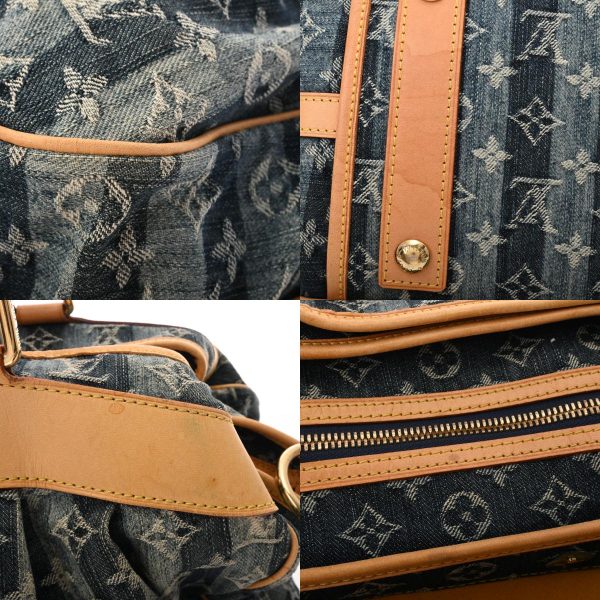 7 Louis Vuitton Denim Raye Cabas GM Shoulder Bag