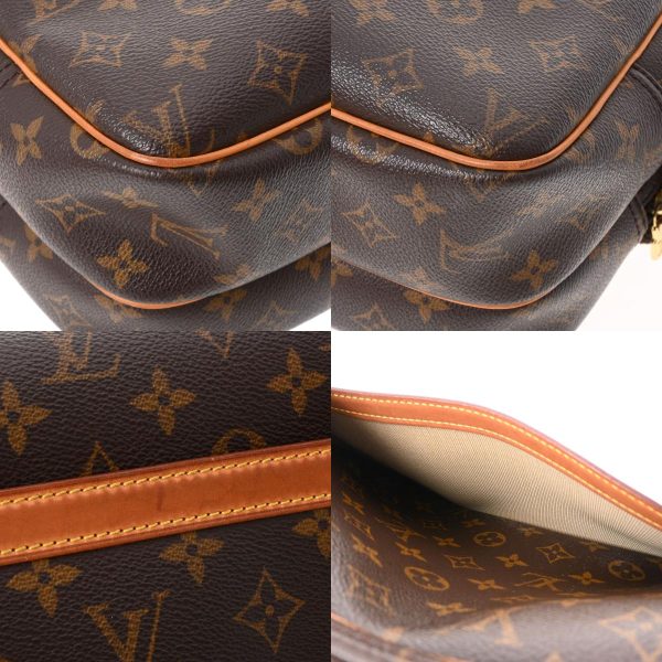 7 Louis Vuitton Monogram Reporter PM Brown Canvas Shoulder Bag