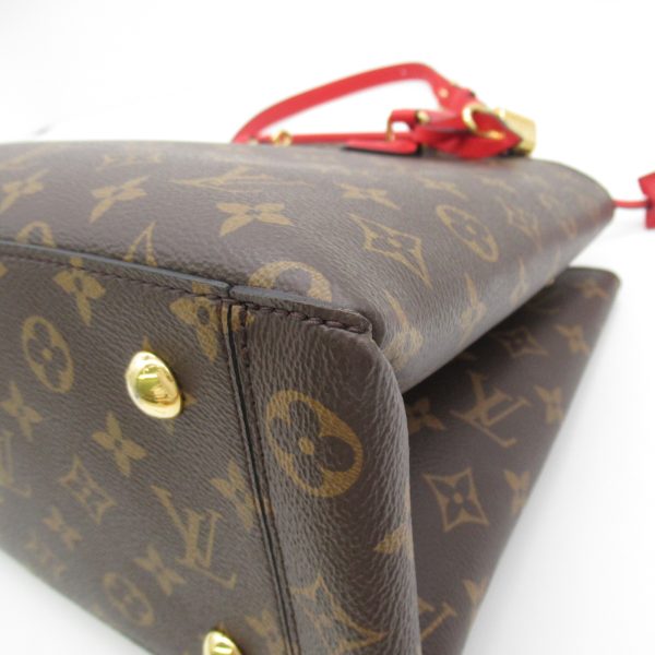 7 Louis Vuitton Flower Tote Bag Monogram Canvas Red