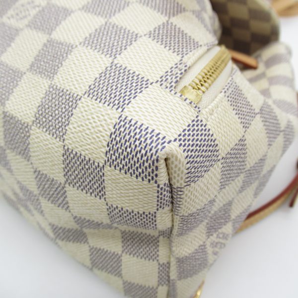 7 Louis Vuitton Sperone BB Backpack Backpack Bag Canvas Damier Azur