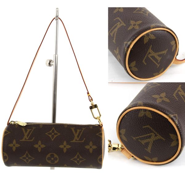 7 Louis Vuitton Papillon With Pouch Handbag Monogram Canvas