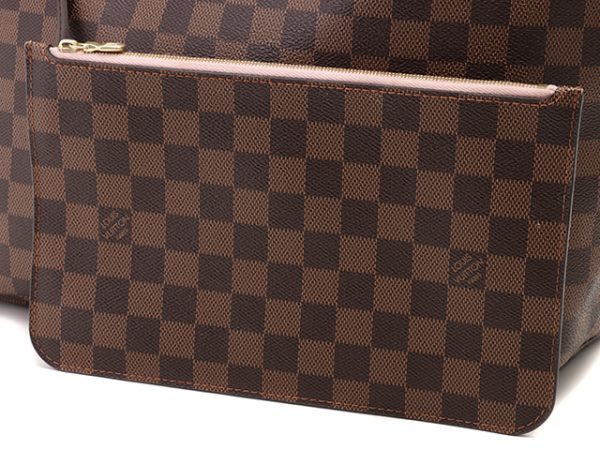 7 Louis Vuitton Neverfull MM Tote Bag Damier Rose Ballerine