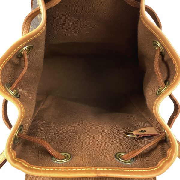 7 Louis Vuitton Montsouris Backpack Daypack Rucksack Monogram Brown