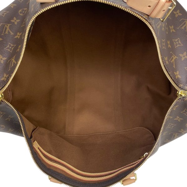 7 Louis Vuitton Keepall Bandouliere Boston Bag Monogram Brown