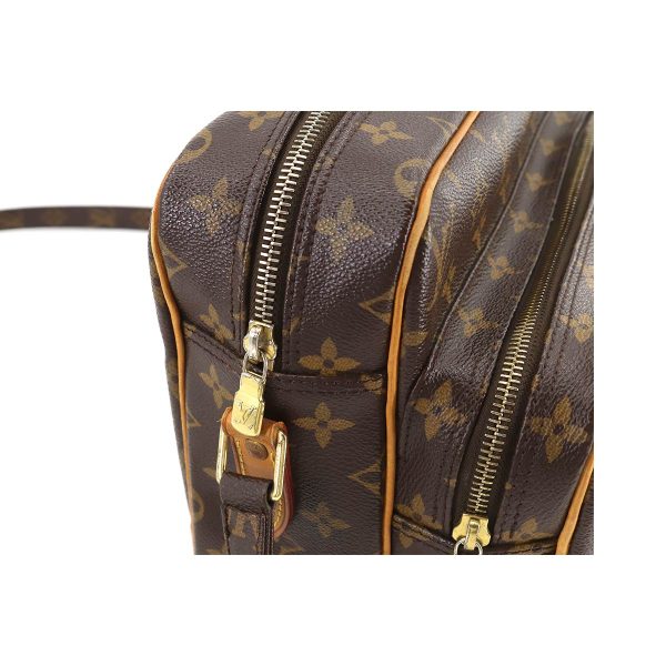 7 Louis Vuitton Monogram Nile Shoulder Bag Brown Gold Hardware