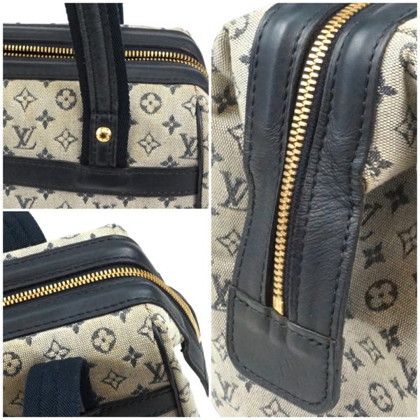 7 Louis Vuitton Josephine PM Monogram Mini Canvas Blue