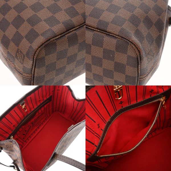 7 Louis Vuitton Damier Neverfull PM Brown Canvas Handbag