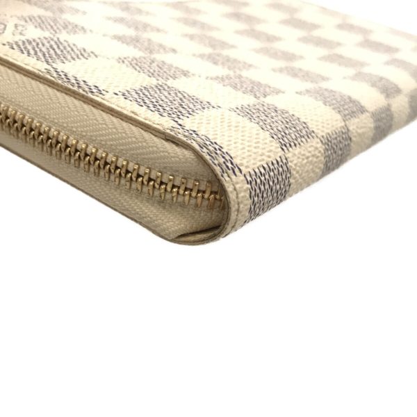 7 Louis Vuitton Zippy Wallet Long Wallet Azure Damier Canvas