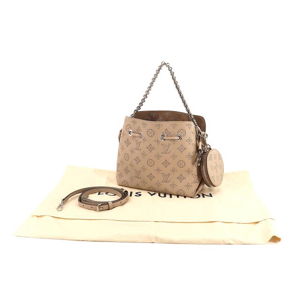 8 Louis Vuitton Mahina Bella Shoulder Bag Leather Galle Creme