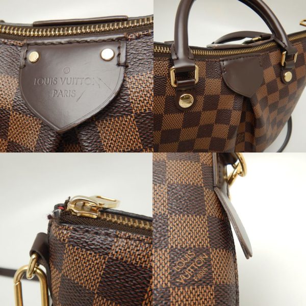 8 Louis Vuitton Damier Sienna PM Handbag Brown