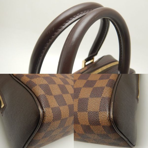 8 Louis Vuitton Damier Brera Handbag Brown