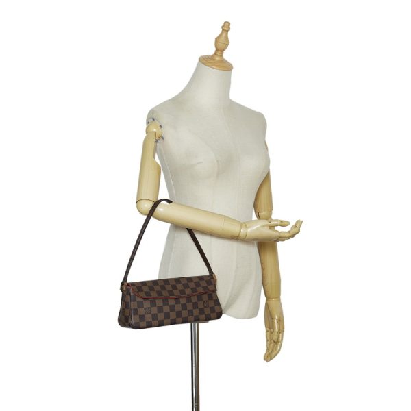 8 Louis Vuitton Damier Recoleta Shoulder Bag Ebene Brown